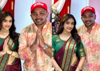 Prithvi Shaw marks Ganesh Chaturthi with alleged girlfriend Akriti Agarwal
