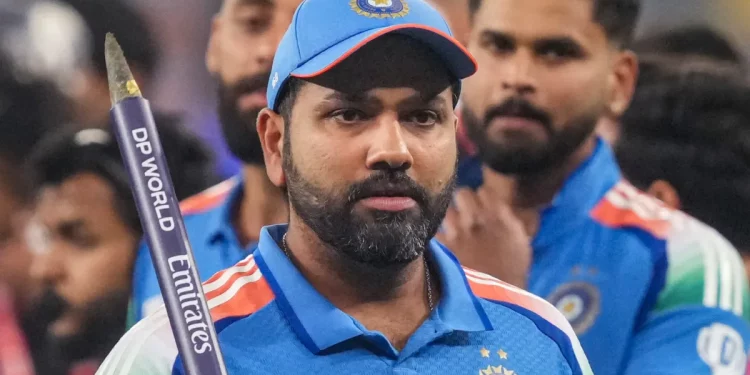 Should I retire?' - Rohit Sharma’s slip-up from Champions Trophy 2025 final celebrations goes viral 1 Should I retire?' - Rohit Sharma’s slip-up from Champions Trophy 2025 final celebrations goes viral