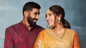 2. Sanjana Ganesan – Wife of Jasprit Bumrah