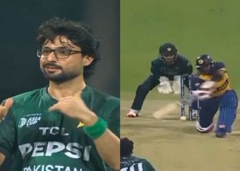 "Abrar Mocks Hasaranga, Hasaranga Mimics Abrar"