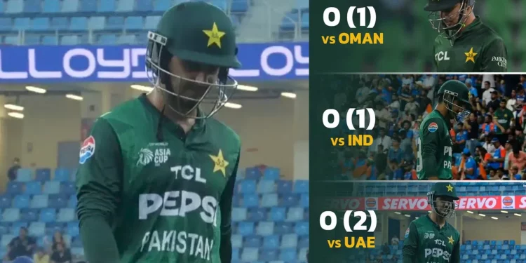 Saim Ayub Out for Duck 3rd Time – Asia Cup 2025