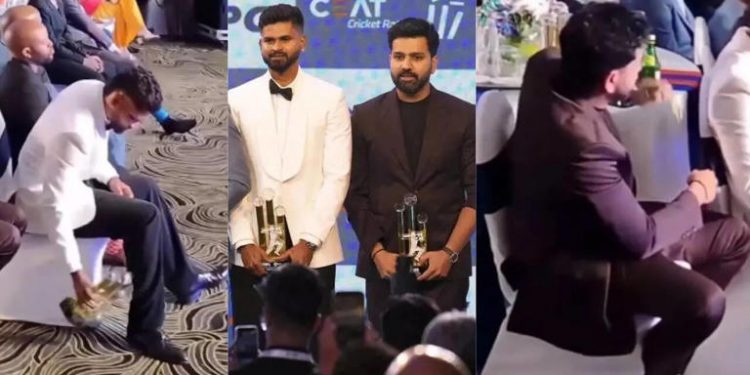 Rohit Sharma Honors Shreyas Iyer’s Trophy Moment
