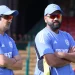 Rohit Sharma, Gautam Gambhir Hold Tactical Talk During Practice in Perth 7 Rohit Sharma, Gautam Gambhir Hold Tactical Talk During Practice in Perth