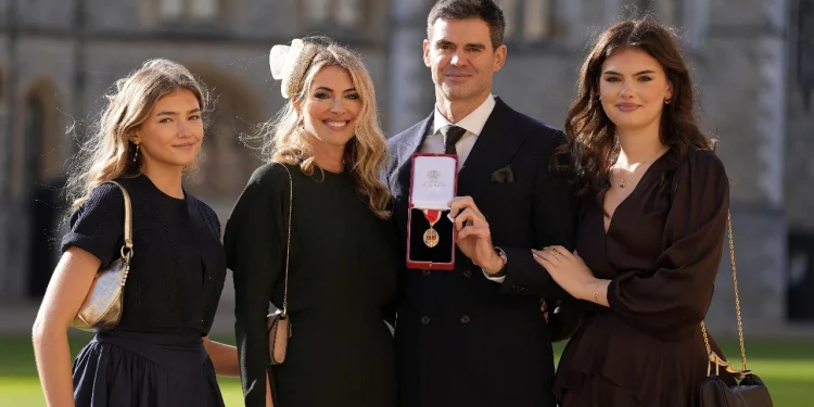 James Anderson receives knighthood in royal ceremony 1 James Anderson receives knighthood in royal ceremony