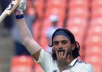 KL Rahul’s unique celebration vs West Indies