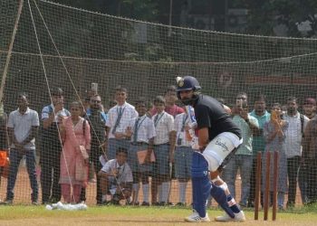 Rohit Back at Shivaji Park Ahead of ODIs