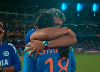 Amol Muzumdar celebrates India’s first Women’s World Cup win
