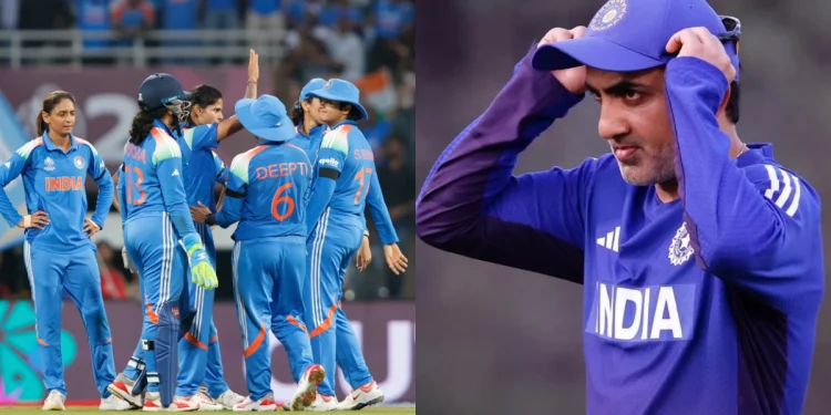 Gambhir, Co. Cheer Women in Blue Ahead of Final