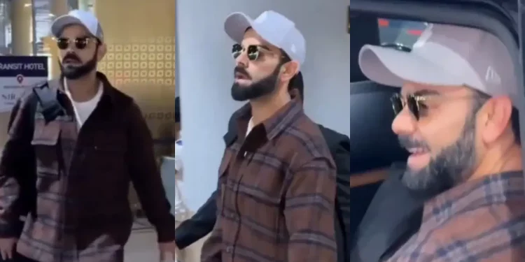 Virat Kohli obliges photographers upon India arrival for SA ODIs