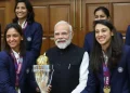 PM Modi receives signed jersey from India team 3 PM Modi receives signed jersey from India team