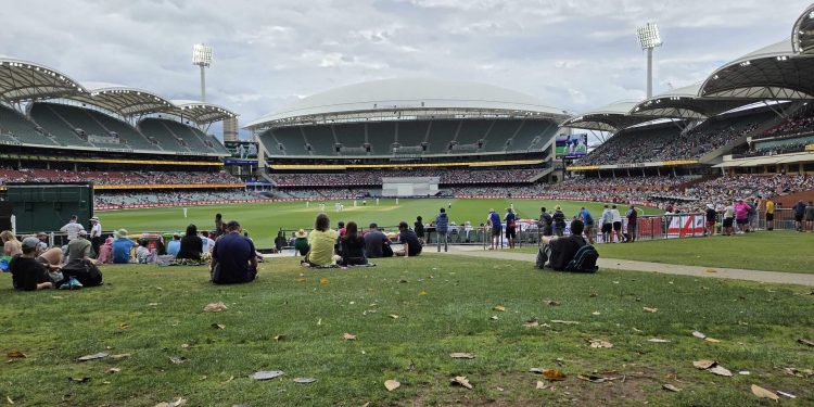 Adelaide Test Draws Record Crowd