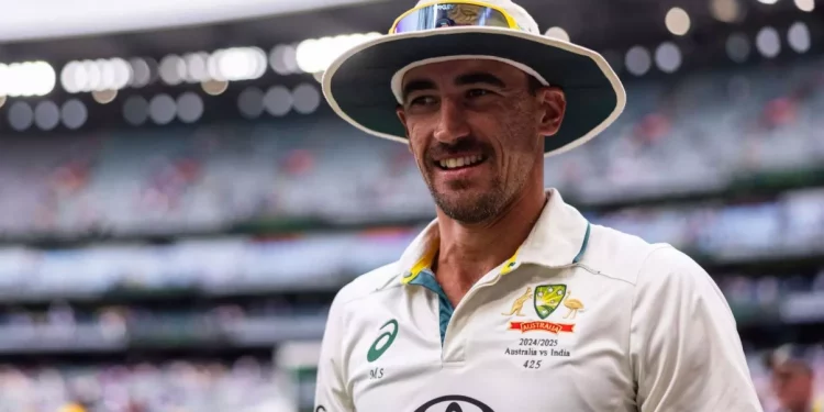 Mitchell Starc creates history with Pink-Ball Test milestone 1 Mitchell Starc creates history with Pink-Ball Test milestone