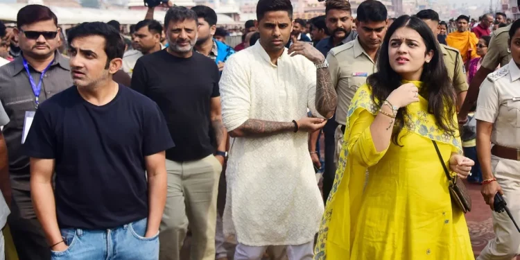 Suryakumar Yadav, Gambhir Visit Puri Temple 1 Suryakumar Yadav, Gambhir Visit Puri Temple