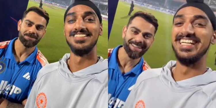 Kohli’s playful dig at Arshdeep goes viral