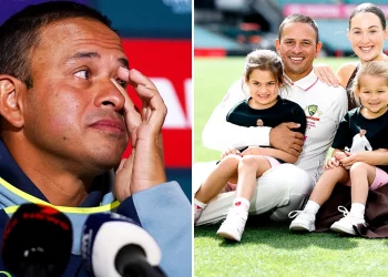 Khawaja’s final walk leaves wife emotional