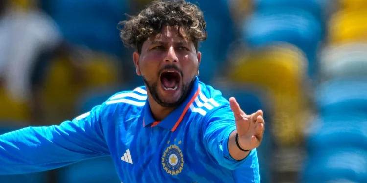 Kuldeep Yadav closes in on ODI milestone