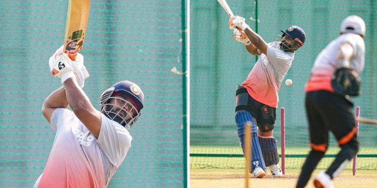 Pant picks up injury during nets 1 Pant picks up injury during nets