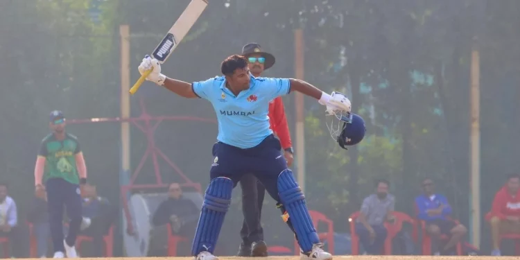 Sarfaraz sets record with rapid List-A fifty